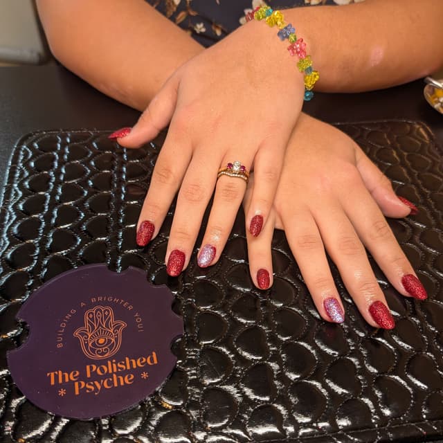 Mental wellness and manicure at The Polished Psyche in Cape Coral, FL
